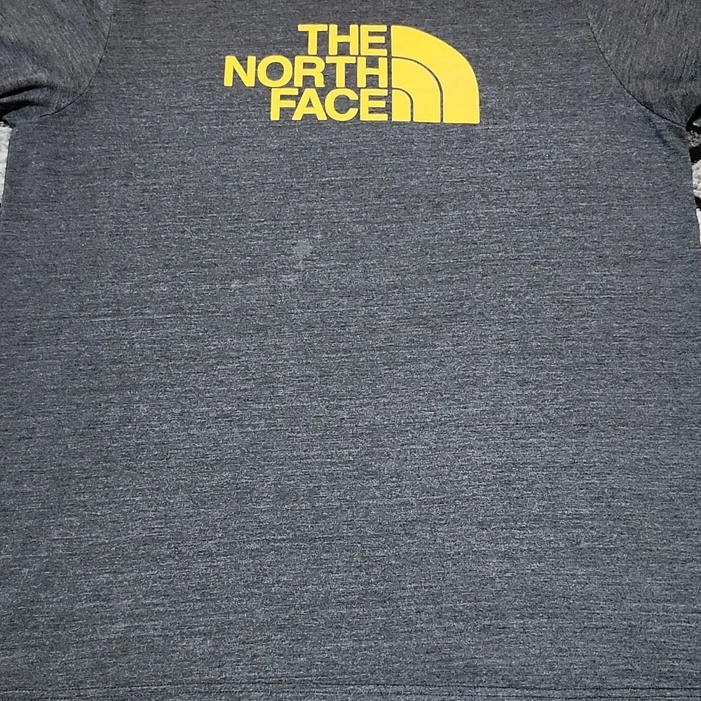 NORTH FACE GRAY HALF DOME SLIM-FIT CREWNECK SHORT SLEEVE TEE-SHIRT XL